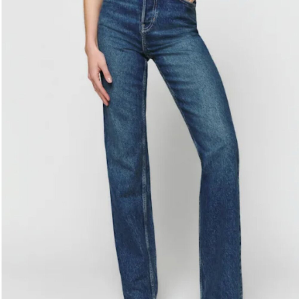 Reformation Cynthia High Rise Straight Jeans